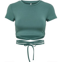 Only Γυναικείο Καλοκαιρινό Crop Top Βεραμάν 15257771