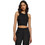 Urban Classics Γυναικείο Καλοκαιρινό Crop Top Ριπ Μαύρο TB1498-00007