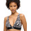 Calvin Klein Μπουστάκι Push Up χωρίς Μπανέλα Μαύρο Λευκό LV00QF8703-Y3D