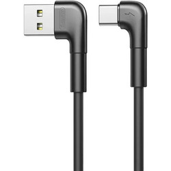 Remax RC-014a Angle 90° USB-A to USB-C 1m Black