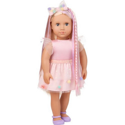 Our Generation Κούκλα Amara Hairplay with Party Outfit