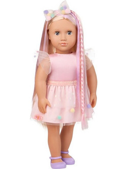 Our Generation Κούκλα Amara Hairplay with Party Outfit