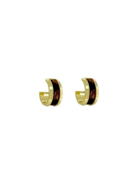 RO Accessories Γυναικεία Σκουλαρίκια Κρίκοι Xρυσά E1229