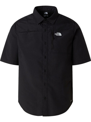 The North Face Ανδρικό Πουκάμισο Βαμβακερό Κοντομάνικο Κανονική Γραμμή Μαύρο NF0A8FU6JK3