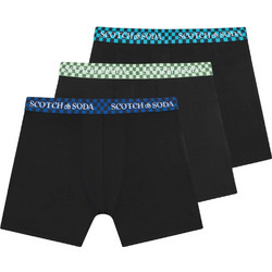Scotch & Soda Ανδρικά Μποξεράκια Σετ 3Pack Μαύρα M158807-007