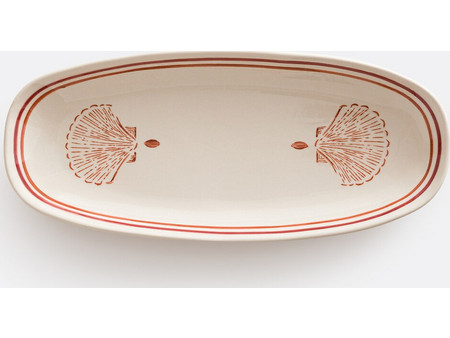 La Redoute Omana Πιάτο Ρηχό Κεραμικό Οβάλ 13.5x30.5cm