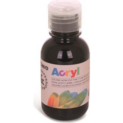 Primo 800 Black Ακρυλικό Χρώμα Ζωγραφικής 125ml