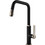 Gessi Officine 60053-599 Μπαταρία Κουζίνας Πάγκου Διπλής Παροχής Ανάμεικτη με Ντουζ Μαύρη
