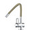 Macart Arwa Twinflex BP03008041 Μπαταρία Κουζίνας Πάγκου Διπλής Παροχής Ανάμεικτη με Εύκαμπτο Ρουξούνι Μπεζ