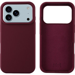 Idol 1991 Velvet Elite Side Camera Guard Back Cover Burgundy (iPhone 17 Pro Max)