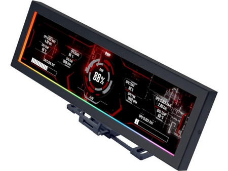 Lian Li US88v1 Ultrawide IPS Φορητό Monitor 8.8" 1920x480 60Hz Black