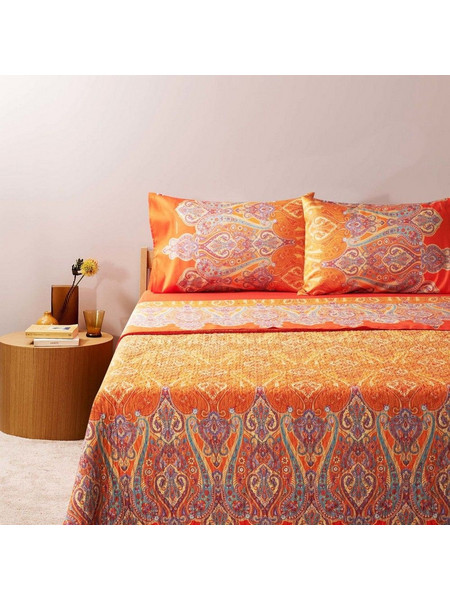 Bassetti Σετ Σεντόνια King Size Βαμβακοσατέν 250x280 Ragusa Gold