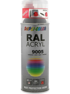 Dupli-Color Acryl RAL 9005 Σπρέι Αστάρι Μαύρο 400ml