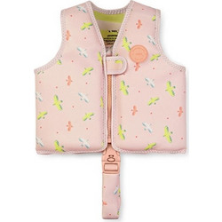 Saro Tropicool Pink Παιδικό Σωσίβιο Γιλέκο με Αφαιρούμενα Τουβλάκια για 1-3 Ετών Ροζ 62015