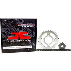JT Σετ Αλυσίδα & Γρανάζια Κίνησης 39T 15T 428 HDR 112 Links για Yamaha Crypton X-135