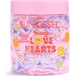 Sunkissed x Love Hearts Blackcurrant Scrub Σώματος 250gr