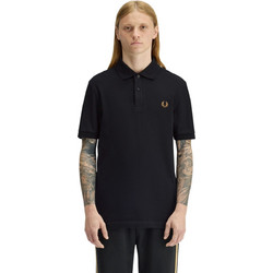 Fred Perry Ανδρική Μπλούζα Polo Κοντομάνικη Μαύρη M6000-N60