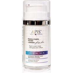 Apis Natural Cosmetics Crystal Skin Κρεμώδης Μάσκα Προσώπου για Ενυδάτωση & Λάμψη 50ml