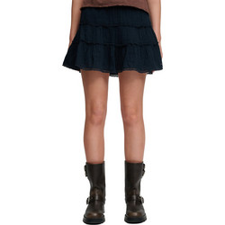 Superdry Μίνι Φούστα Υφασμάτινη Navy Μπλε W7210424A-98T