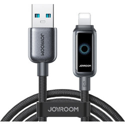 Joyroom Kabel S-A55 StarFlight Braided USB-A to Lightning Cable 30W 1.2m Black