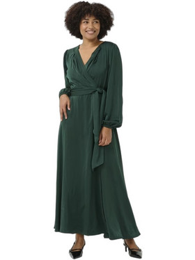 Cream Maxi Φόρεμα Κρουαζέ Κυπαρισσί 10614054