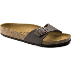 Birkenstock Madrid Δερμάτινα Γυναικεία Σανδάλια Ανατομικά Σοκολατί 0040391