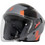 Str Sting New Black Grey Red Κράνος Μηχανής Jet