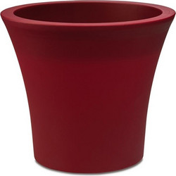 Plastona City 25 Γλάστρα Στρογγυλή Πλαστική Καφέ 25x22cm 10.11.0047