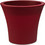Plastona City 25 Γλάστρα Στρογγυλή Πλαστική Καφέ 25x22cm 10.11.0047