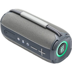 T&G TG-696 Ηχείο Bluetooth 10W με Ραδιόφωνο Γκρι