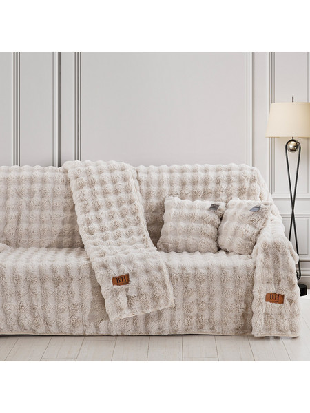 Beauty Home Σετ Ριχτάρια 3τμχ Pop Art 8723 Εκρού