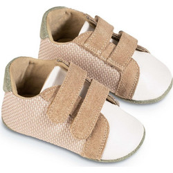 Babywalker Βαπτιστικά Sneakers Αγκαλιάς για Αγόρι Υφασμάτινα Εκρού MI1123