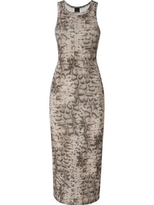 Pinko Midi Καλοκαιρινό Καθημερινό Φόρεμα Μπεζ 106993A3DP-CZ9