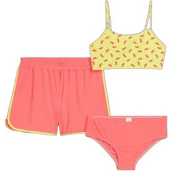 Bonprix Παιδικό Μαγιό Bikini Set για Κορίτσι Κίτρινο Κοραλί 974135