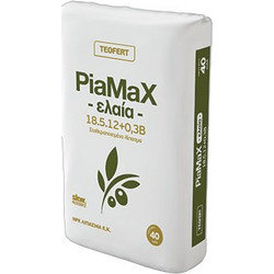 Teofert PiaMax Ελαία Κοκκώδες Λίπασμα Βορίου 18-5-12 25kg 63τμχ