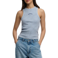Superdry Γυναικείο Αθλητικό T-Shirt Γαλάζιο W6012172A