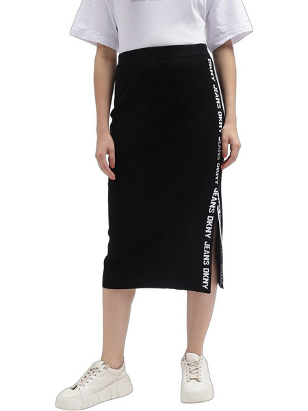 DKNY Μίντι Φούστα Υφασμάτινη Ψηλόμεση Pencil Μαύρη DJ4R0117-71E4