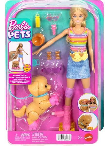 Mattel Barbie Pets Skate & Run Pup