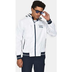 Berto Lucci Ανδρικό Μπουφάν Χειμωνιάτικο Bomber Λευκό 5200000018554