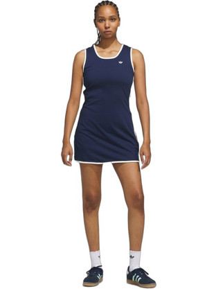 Adidas Originals Mini Καλοκαιρινό Αθλητικό Φόρεμα Navy Μπλε KR5418