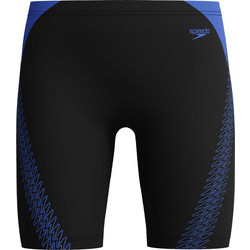 Speedo Boom Splice Παιδικό Αγωνιστικό Μαγιό Κολύμβησης Jammer για Αγόρι Μαύρο Royal Blue 8003152-18293
