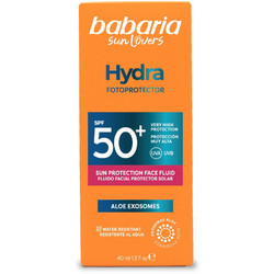 Babaria Hydra Αντηλιακό Γαλάκτωμα Προσώπου SPF50+ 40ml