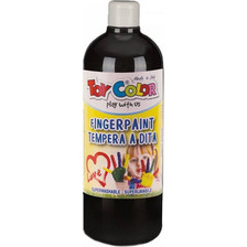 Toy Color Δακτυλομπογιά Μαύρη 1lt 220.738.24