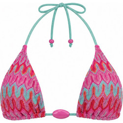 Sugarfree Bikini Top Τριγωνάκι Φούξια Τιρκουάζ 26801042-529