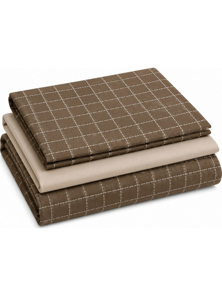 Comfort Σετ Σεντόνια Υπέρδιπλα 220x270 Καφέ 93-26070