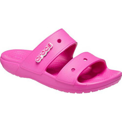 Crocs Classic Γυναικείες Παντόφλες Καλοκαιρινές Ανατομικές Φούξια 206761-6UB