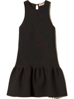 TWINSET Mini Βραδινό Φόρεμα Πλεκτό Μαύρο 262TP3144-00006