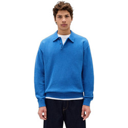 Gap Ανδρική Μπλούζα Polo Μακρυμάνικη Μπλε 839251002