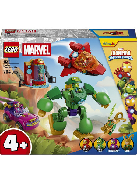 Lego Marvel Loki vs Team Iron Man για 4+ Ετών 11211