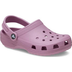 Crocs Classic Clog Παιδικά Παπούτσια Θαλάσσης για Κορίτσι Ανατομικά Μωβ Ροζ 206991-5BX
